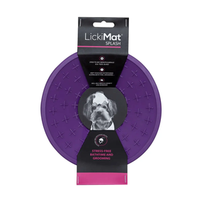 LickiMat DOG SPLASH PURPLE / Килимок для повільного харчування фіолетовий