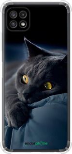 Чохол на Samsung Galaxy A22 5G A226B Димчастий кіт "825sp-2581-2448"