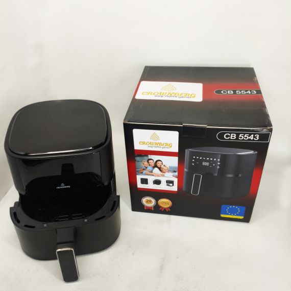 Електрична мультипіч Crownberg CB-5543 1500Вт 4л, Фритюрниця для приготування без олії HK-75 | Зображення 7