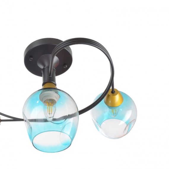 Люстра потолочная в спальню Е27 60W BK (BR-01 611C/4) | Зображення 2