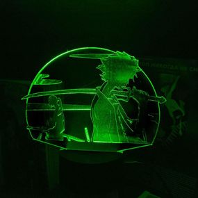 Акриловий світильник-нічник Муген і Дзин зелений tty-n002103