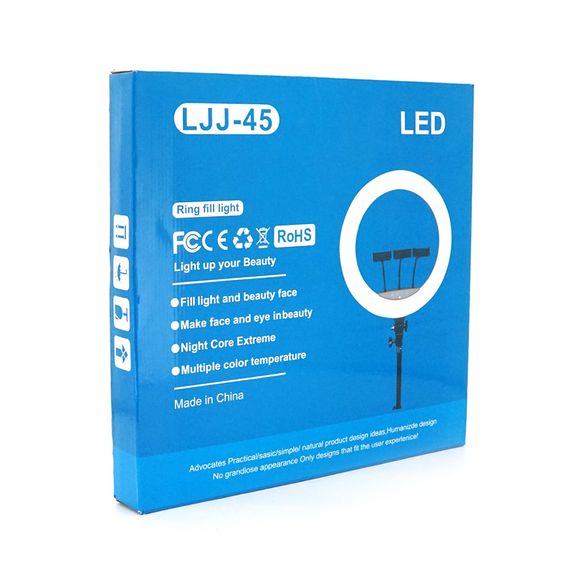 Селфи лампа Led кольцо 45см MJ18 "RGB | Зображення 1