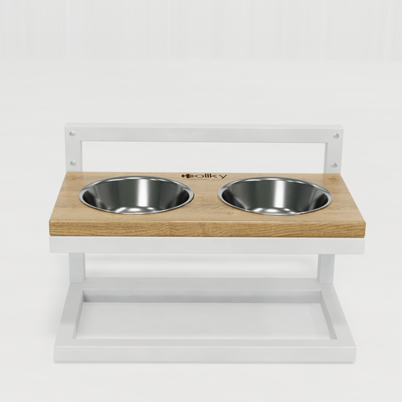 Миски на подставке с регулировкой высоты Hollky Flex S FS-422523-WHNT | Зображення 5