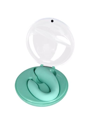 Вібратор для пар FairyGasm PleasureBerry green, зарядний кейс, пульт ДК | Зображення 2