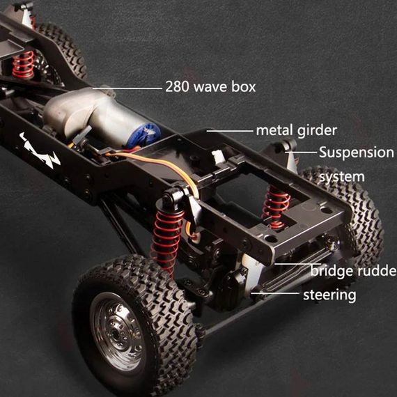 Машинка на радіокеруванні MN78 Cherokee 1/12 RTR 4WD MN Model (silver) | Зображення 4