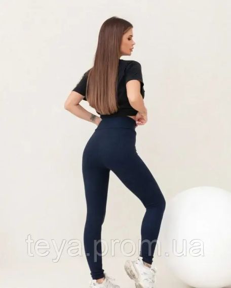 Леггинсы цвет синий размер S FI_009685 | Зображення 2
