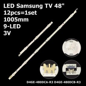 LED підсвітка Samsung TV 48" D4GE-480DCA-R3 D4GE-480DCB-R3 2014SVS48F_3228_R03/L06 D4GE-480DCA/B-R2 12шт.