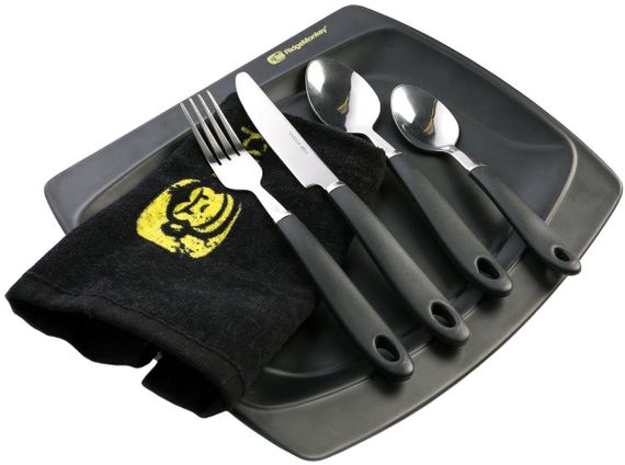 Набір столових приладів RidgeMonkey SQ DLX Large Plate Set индивидуальный