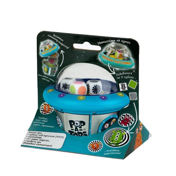 Настільна гра "Pop-A-Tops: Знайди марсіанина" FGS62 українською мовою | Зображення 1