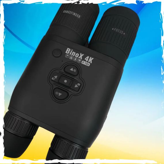 Розумний бінокль Ultra HD денного/нічного бачення з лазерним далекоміром. Бінокль для військових ЗСУ | Зображення 1