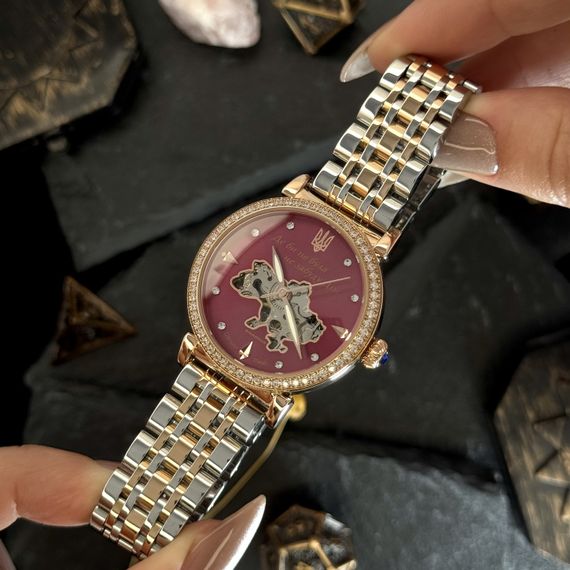 Годинник наручний Awarder 047 Silver-Gold-Pink | Зображення 8