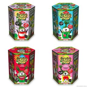 Набір креативної творчості GRASS MONSTERS HEAD GMH-01-01U,02U,03U...08U Різнокольоровий shop (2000720739011)
