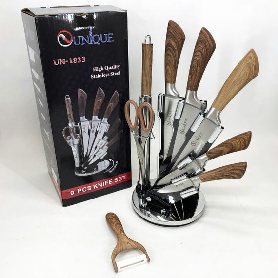 Набор ножей для каждой кухни UNIQUE UN-1833, Набор ножей для поваров литых кухни TZ-77 | Зображення 8