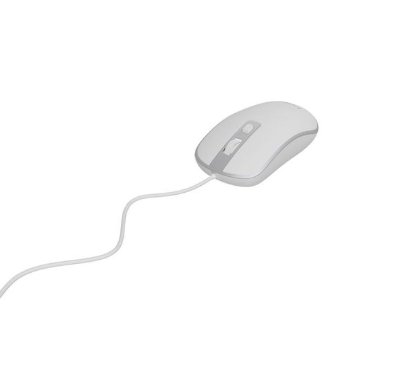 Оптична миша, MUS-4B-06-WS USB інтерфейс, бiло-сiра | Зображення 1