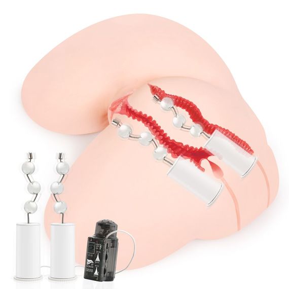 Мастурбатор Kokos 002 Hanna ONAHOLE Real Hips 2WayPlus з функцією масажу та вібрацією | Зображення 2