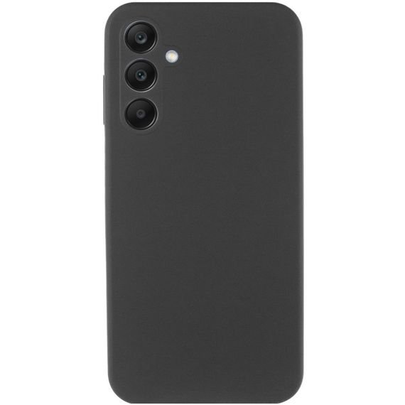 Чехол Silicone Cover Lakshmi Full Camera (AAA) для Samsung Galaxy S24 FE Черный / Black | Зображення 1