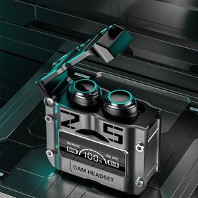 Бездротові навушники Bluetooth M 25 механічні армовані подвійного режиму ігрові