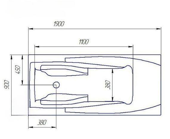 Акрилова ванна Redokss San BOLZANO 1900х900 | Зображення 6