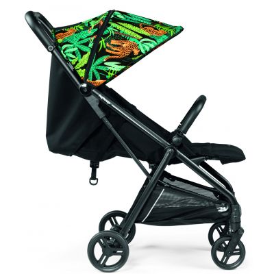Коляска Peg-Perego Selfie Jaguars черная с рисунком тропики (IP22000000JL24RO01) | Зображення 2