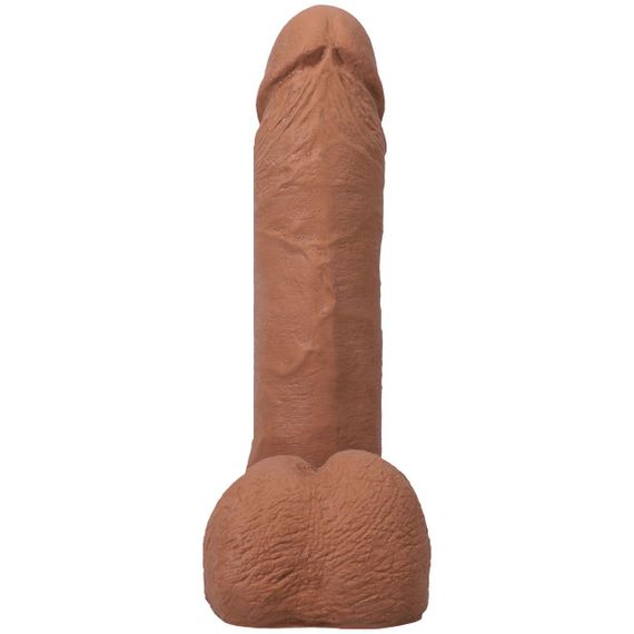 Фалоімітатор Doc Johnson The Realistic Cock ULTRASKYN - 6 Inch with Balls Caramel Sex Aura | Зображення 3