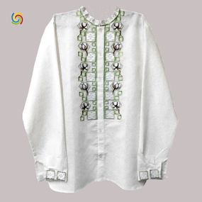 Рубашка Украинская вышиванка 33330509 цвет белый размер L/XL