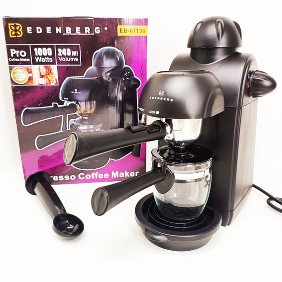 Эспрессо кофеварка Edenberg EB-61136 4 чашки 240мл BJ-25 | Зображення 3