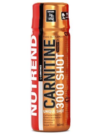 Комплексний жироспалювач Nutrend Carnitine 3000 Shot 60 ml Orange