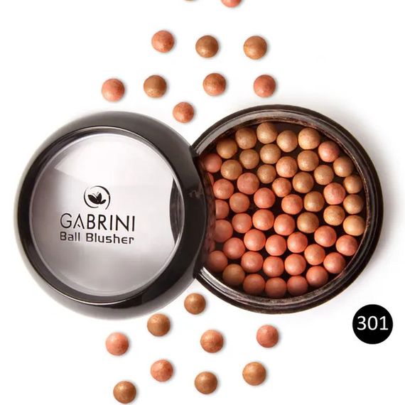 Кулькові рум'яна для обличчя Gabrini Ball Blusher тон 301 персиковий, 20г