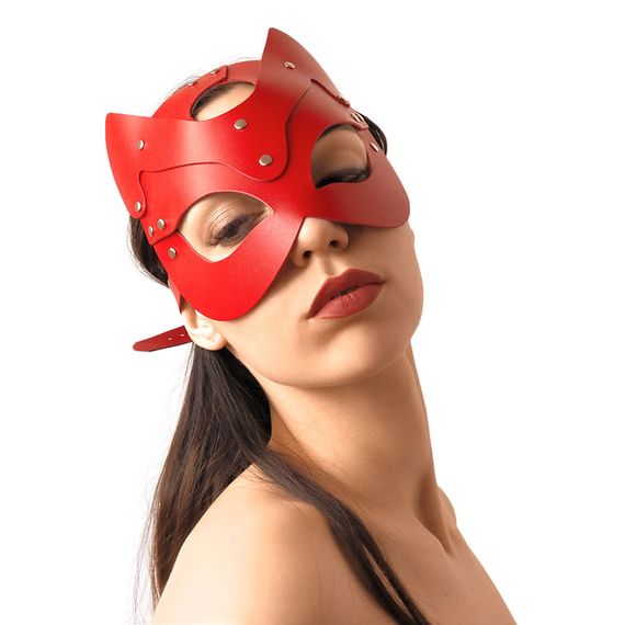 Маска Кішечки Art of Sex - Cat Mask, Червоний | Зображення 3