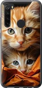 Чохол на Xiaomi Redmi Note 8 Котики 2 з пластику FCh_008360