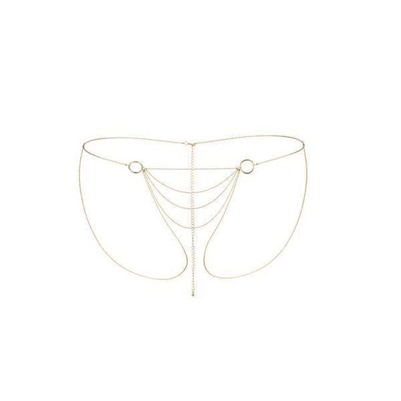 Ланцюжок-трусики Bijoux Indiscrets Magnifique Bikini Chain - Gold