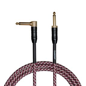 Кабель інструментальний Cascha CCP-G2ARD6 (Professional Line Guitar Cable, Tweed Red, 6 м)