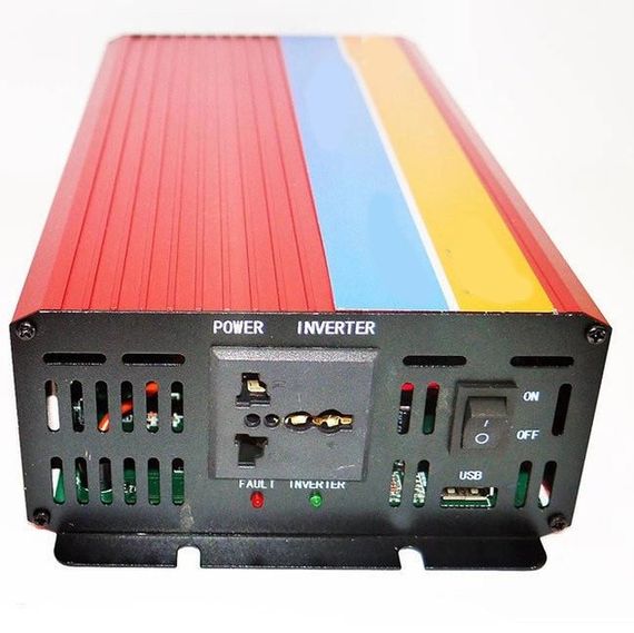 Инвертор преобразователь напряжения с 12V на 220V XPRO 4000w красный (3052) | Зображення 3