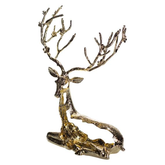 Декоративная фигурка Lying Deer 20х8х25 см металлическая HP-7-16 | Зображення 3