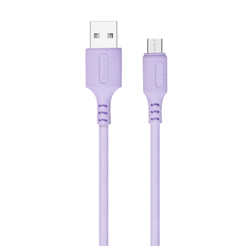 Кабель USB MicroUSB ColorWay CW-CBUM044-PU 2,4A 1м фіолетовий | Зображення 2