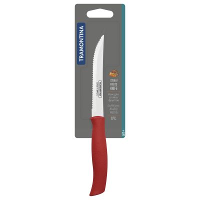 Кухонний ніж Tramontina Soft Plus Red Steak 127 мм (23661/175) | Зображення 2