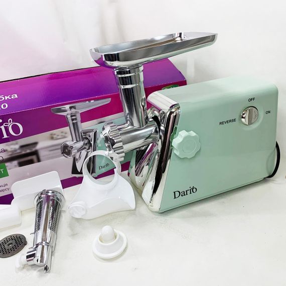 М`ясорубка електрична 2000 Вт Dario DMG0320. Колір: зелений | Зображення 8