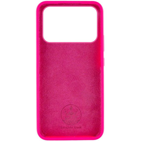 Чохол Silicone Cover Lakshmi (AAA) для Xiaomi Poco X6 Pro Рожевий / Barbie pink | Зображення 1