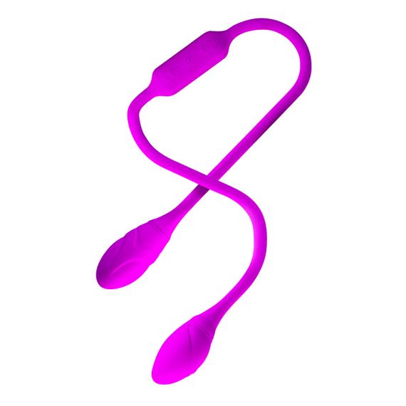 Гнучкий вібростимулятор для пар PRETTY LOVE Dream Lover's Whip, фіолетовий, 65.5 х 3.2 см Sex Aura | Зображення 2
