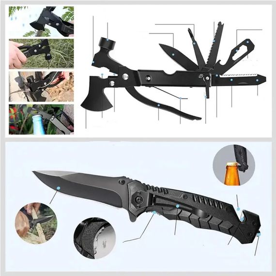 Туристичний набір для пікніка на 4 особи Компактність XPRO 19в1 (234571308_923) | Зображення 1