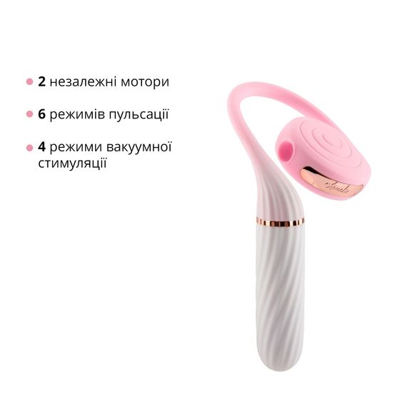 Пульсатор с вакуумной стимуляцией Otouch LOLLIPOP Pink | Зображення 2