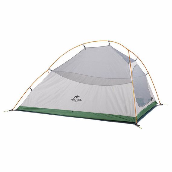 Намет надлегкий двомісний  з футпринтом Naturehike Cloud Up 2 Updated NH17T001-T, 210T, зелений | Зображення 1