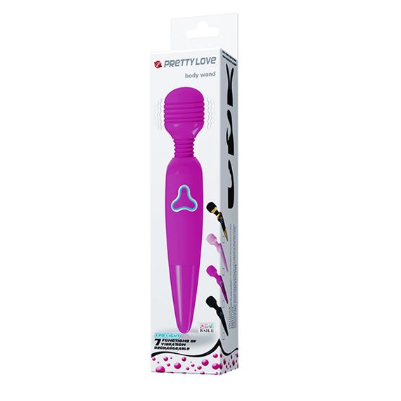 Вібромасажер - Pretty Love Body Wand Black | Зображення 3