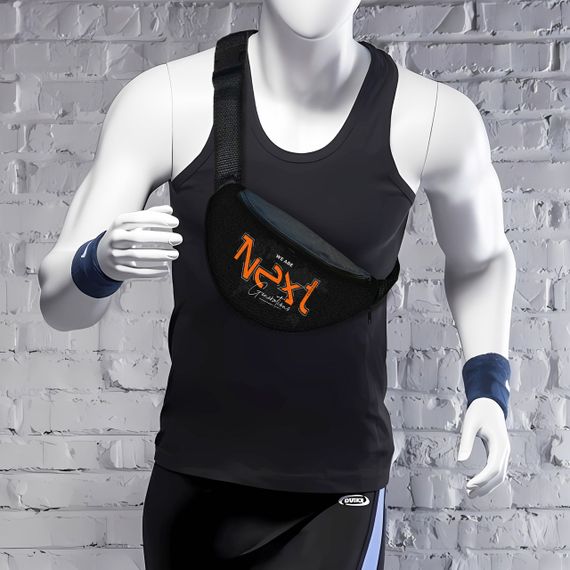 Сумка-бананка Next мужская/женская спортивная 32×16 см с расширителем поясная сумка или сумка через плечо (3761) | Зображення 1