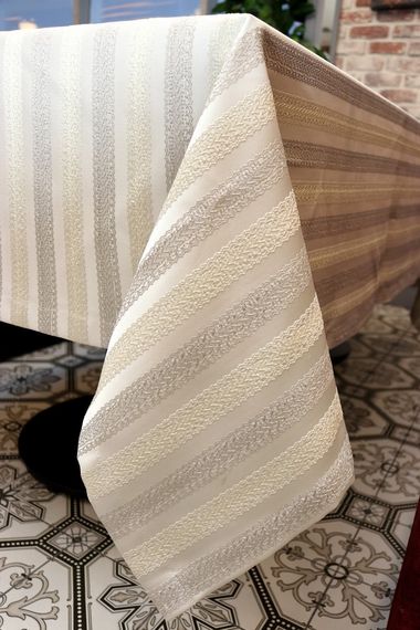 Cкатертина жакардова Kayra Strip 160×285 cм | Зображення 8
