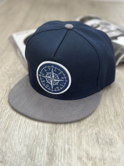 Кепка снепбек (Snapback) Компас Синій 56-61р (9078)
