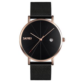 Чоловічий годинник Skmei 9183RGBK Black-Rose Gold