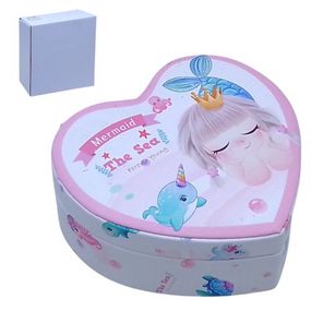Детская шкатулка для украшений "Русалочка", сердце