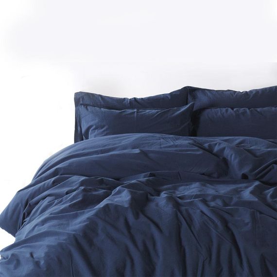 Підковдра SoundSleep Stonewash Adriatic dark blue 200х220 см синій (94272246)