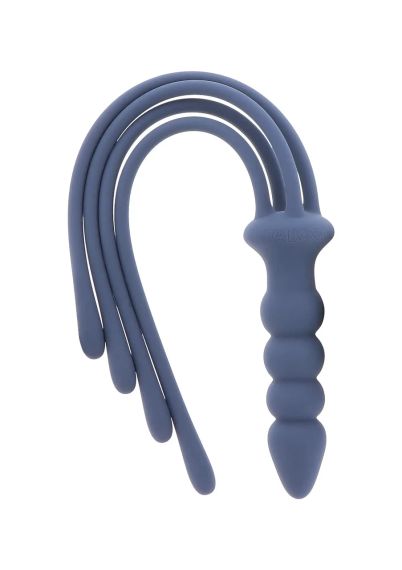 Кнут с держателем в виде анальной пробки Taboom Silicone Supreme, синий sexstyle | Зображення 3